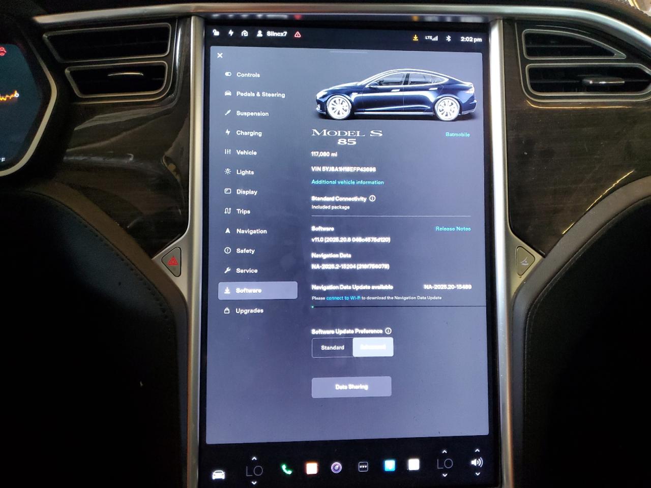 2014 Tesla Model S VIN: 5YJSA1H18EFP43698 Lot: 86784415