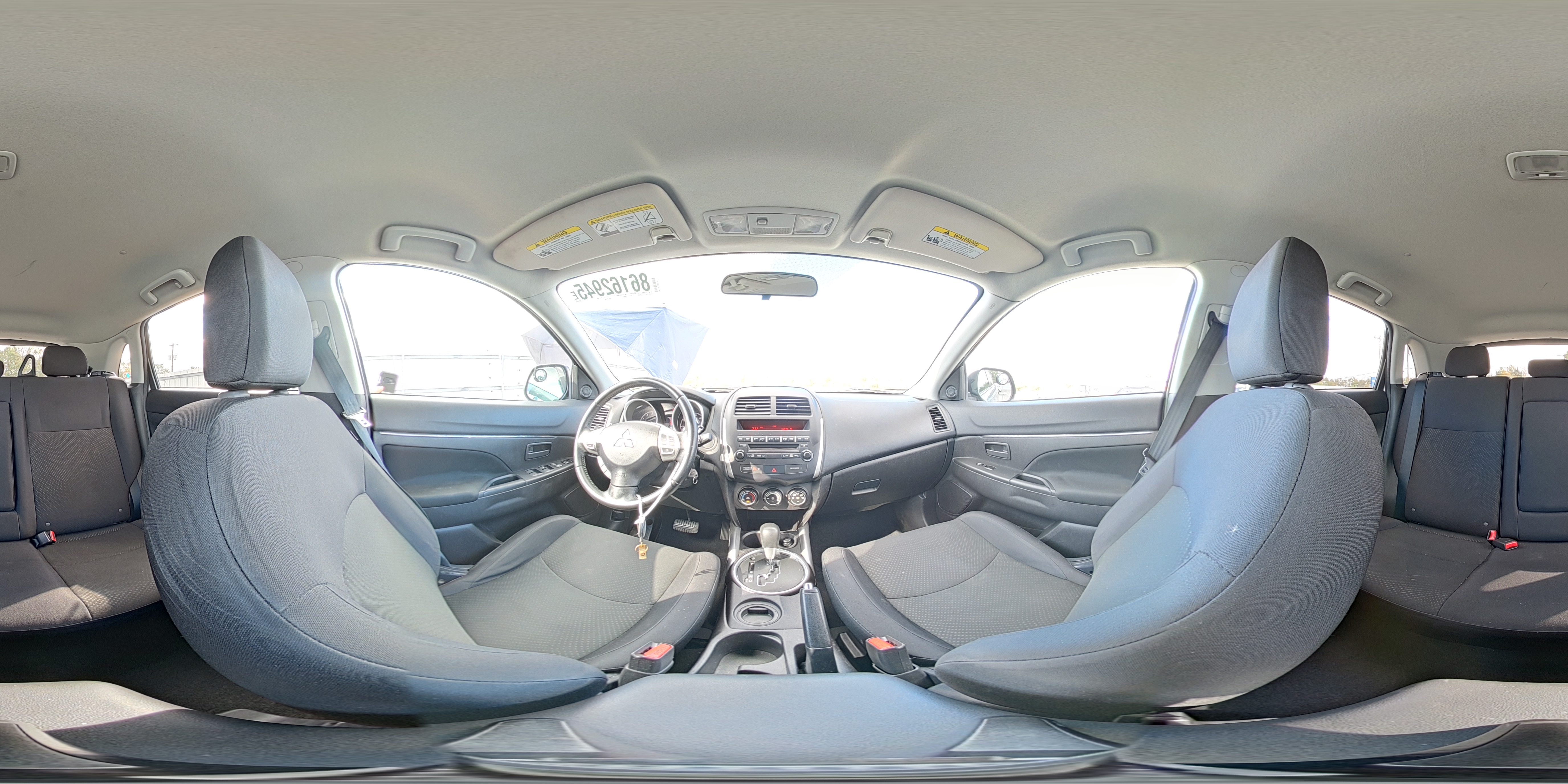 2013 Mitsubishi Outlander Sport Es VIN: 4A4AP3AU9DE016542 Lot: 86162945