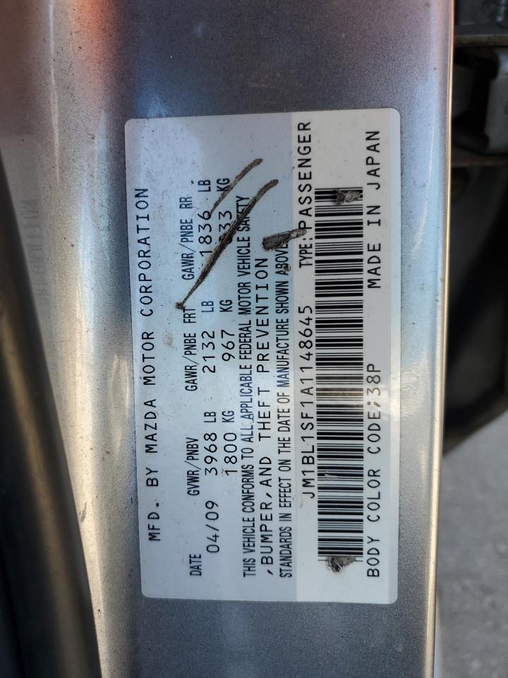 2010 Mazda 3 I VIN: JM1BL1SF1A1148645 Lot: 86091155