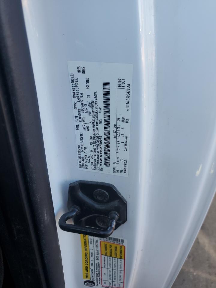 2018 Ford F150 VIN: 1FTMF1EP0JKF69979 Lot: 86619695