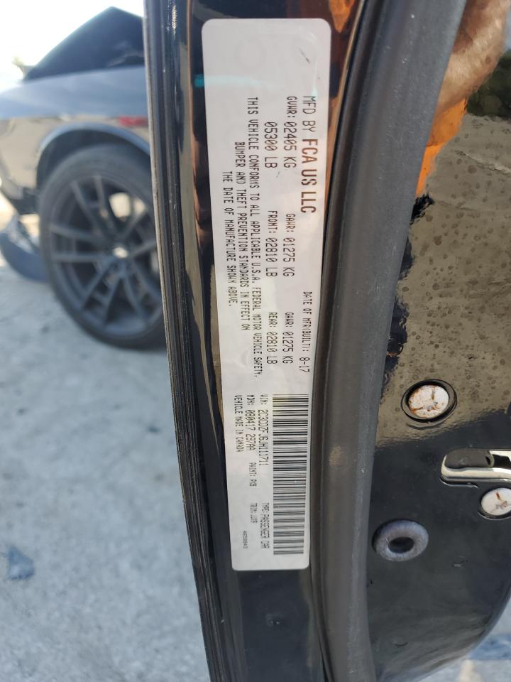 2018 Dodge Challenger R/T 392 VIN: 2C3CDZFJ6JH111711 Lot: 84791655