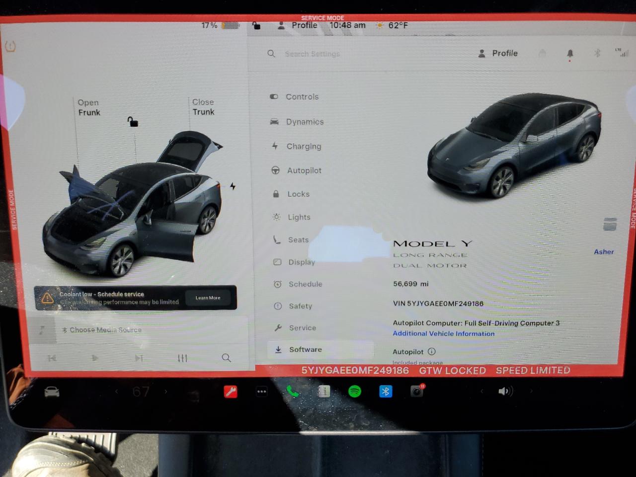 2021 Tesla Model Y VIN: 5YJYGAEE0MF249186 Lot: 87294225