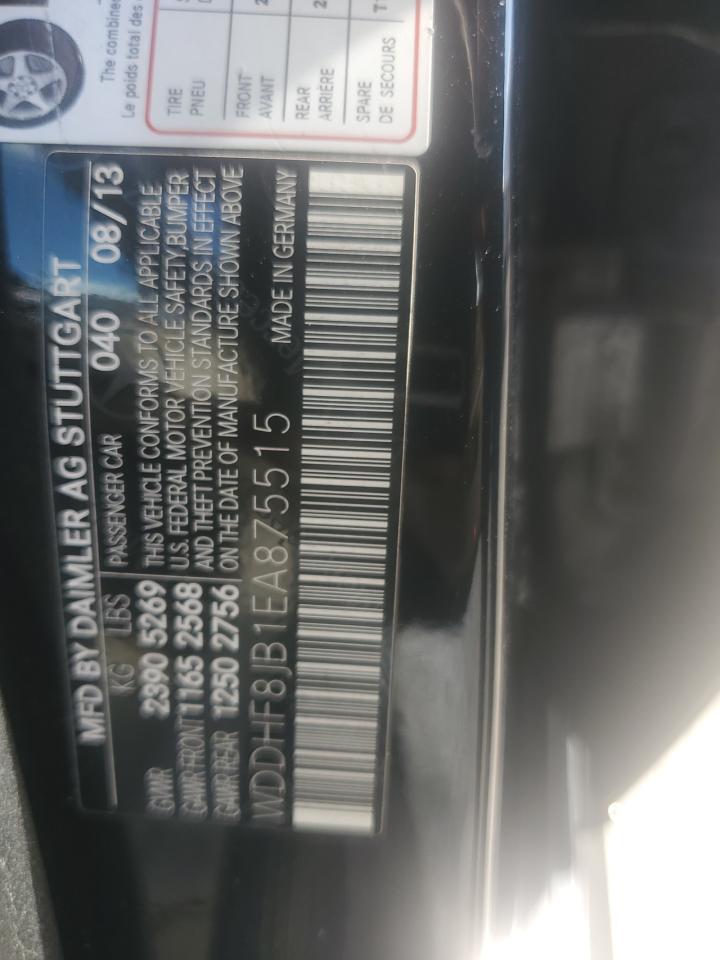 2014 Mercedes-Benz E 350 4Matic VIN: WDDHF8JB1EA875515 Lot: 86516275