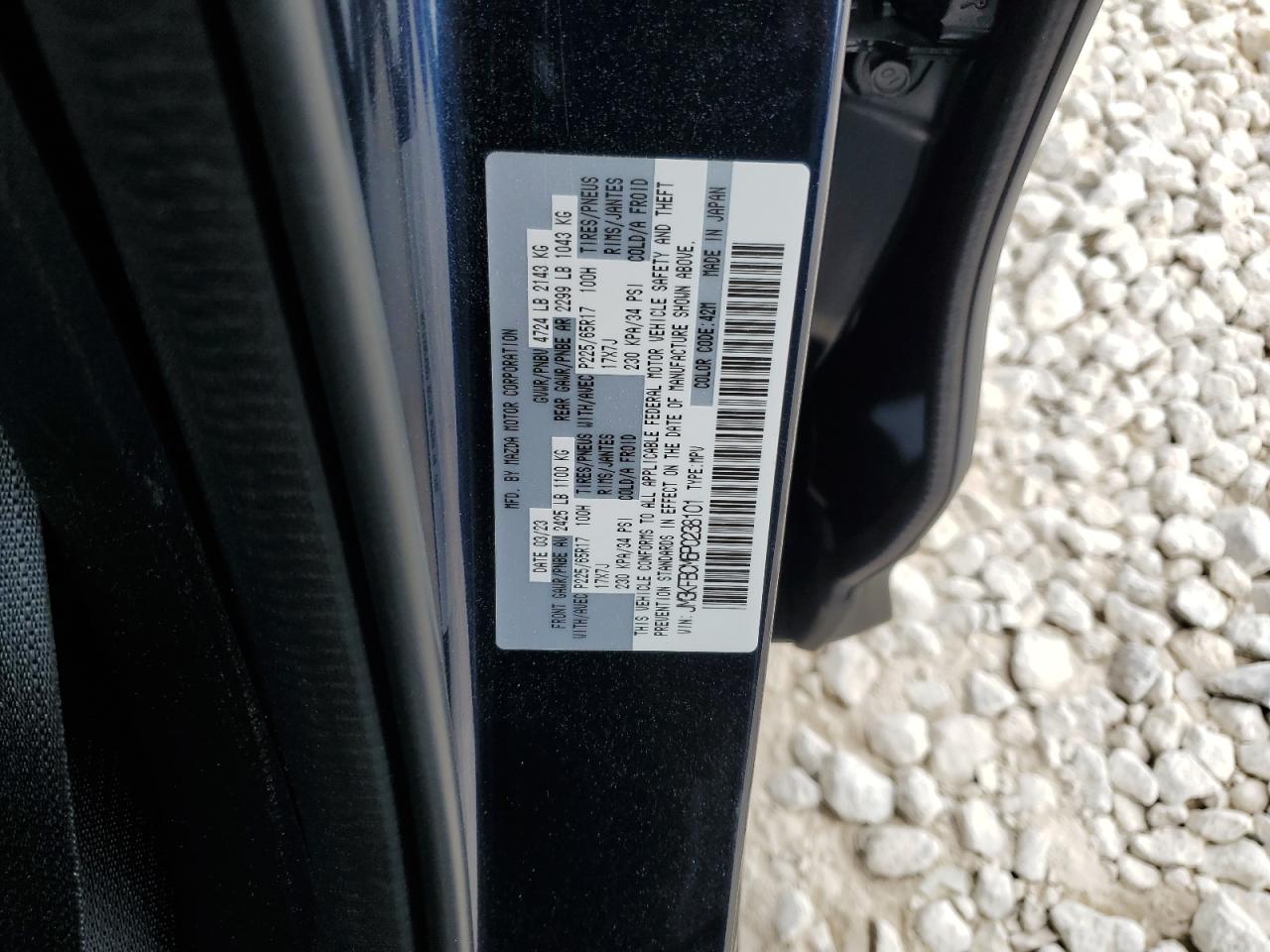 2023 Mazda Cx-5 Preferred VIN: JM3KFBCM6P0238101 Lot: 87210985