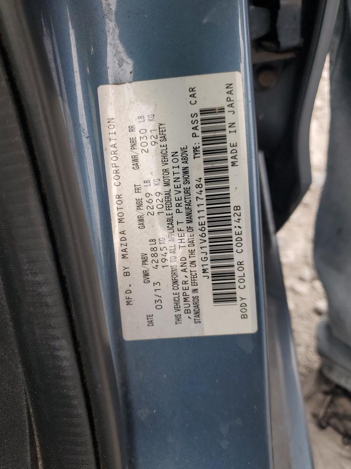 2014 Mazda 6 Touring VIN: JM1GJ1V66E1117484 Lot: 80535255