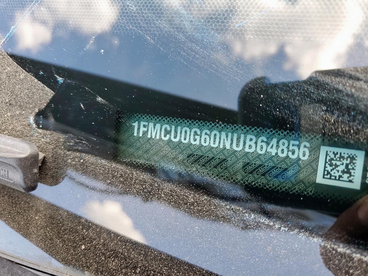 2022 Ford Escape Se VIN: 1FMCU0G60NUB64856 Lot: 85133145