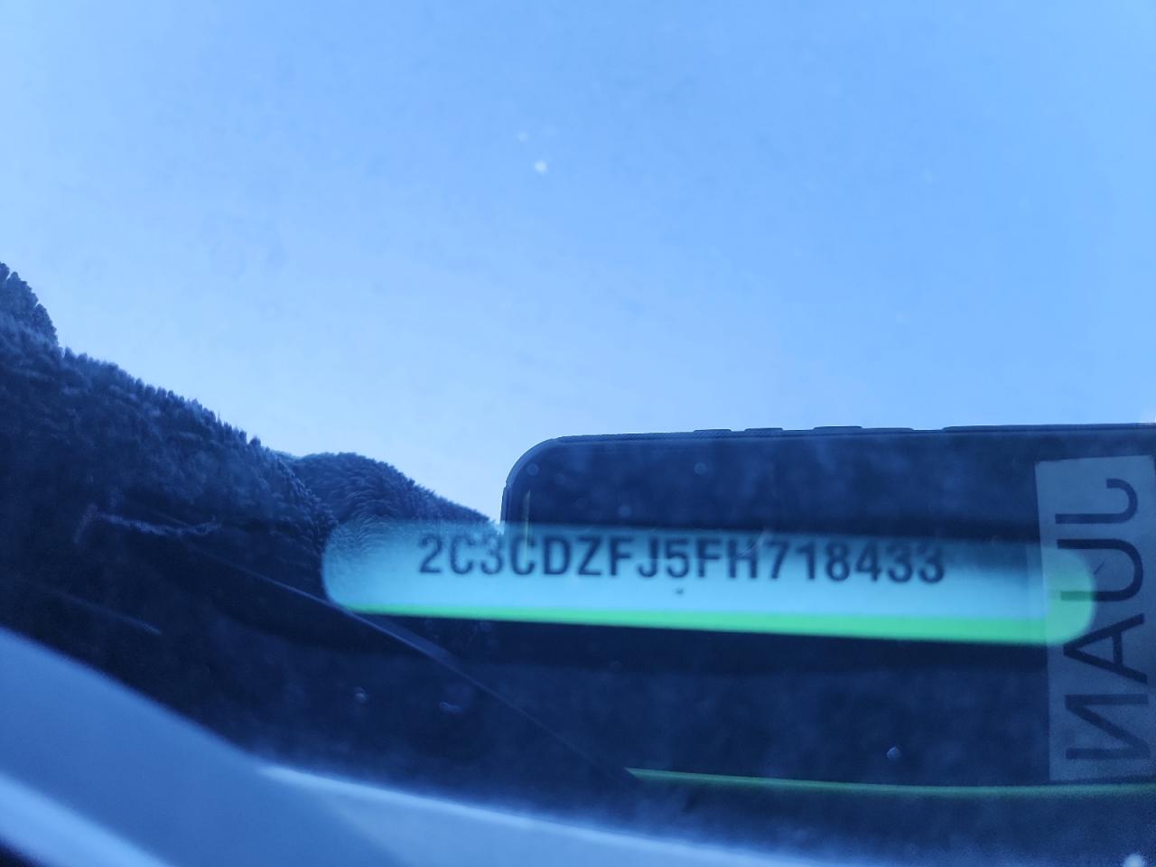 2015 Dodge Challenger R/T Scat Pack VIN: 2C3CDZFJ5FH718433 Lot: 87073265