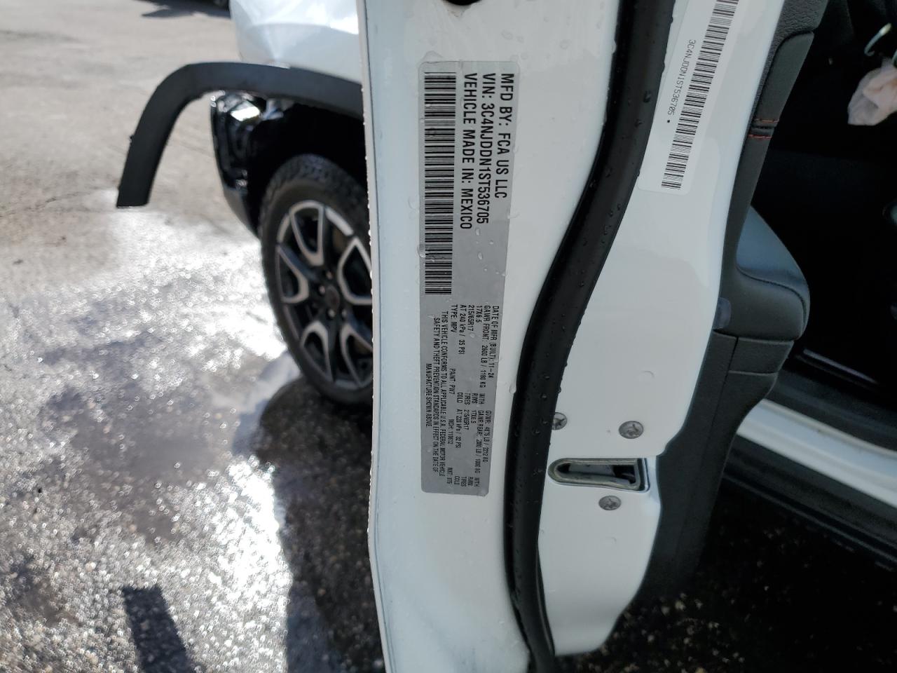 2025 Jeep Compass Trailhawk VIN: 3C4NJDDN1ST536705 Lot: 85380985