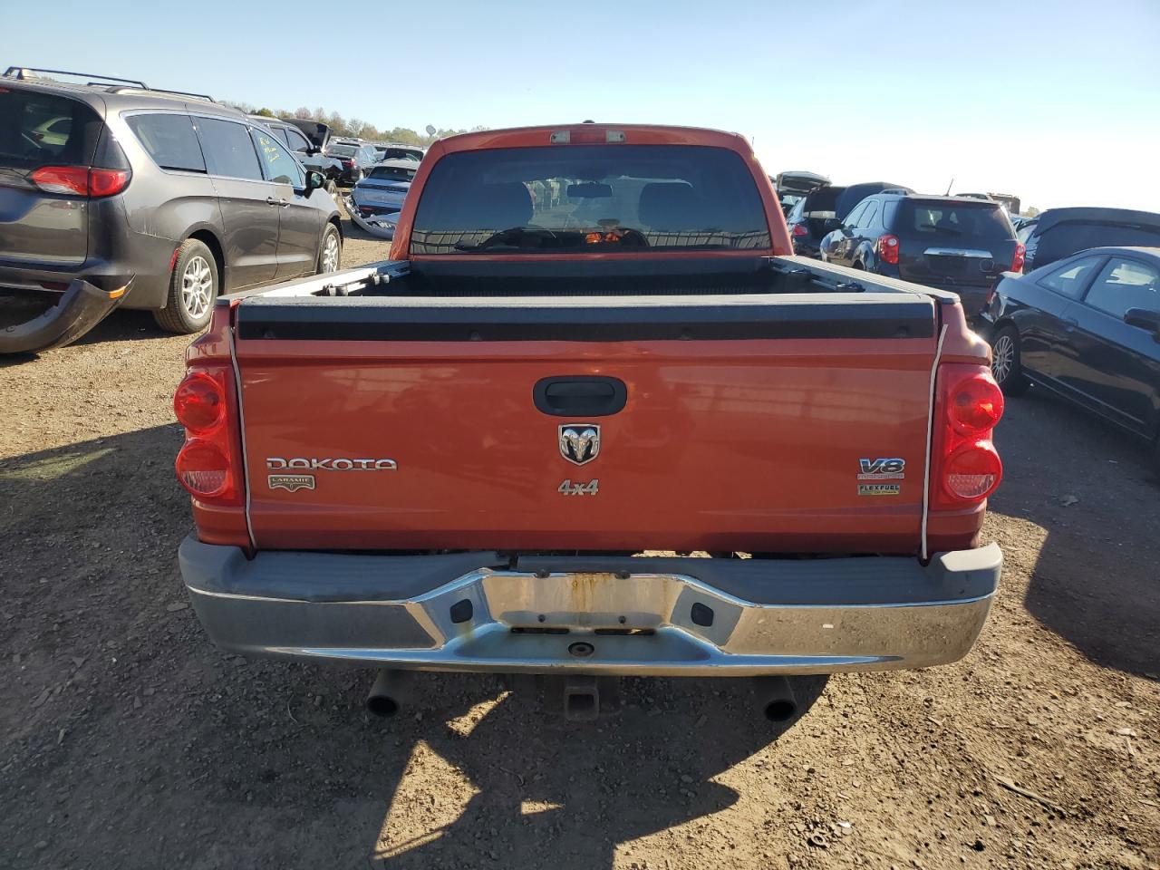 2008 Dodge Dakota Quad Laramie VIN: 1D7HW58N28S600796 Lot: 82689745