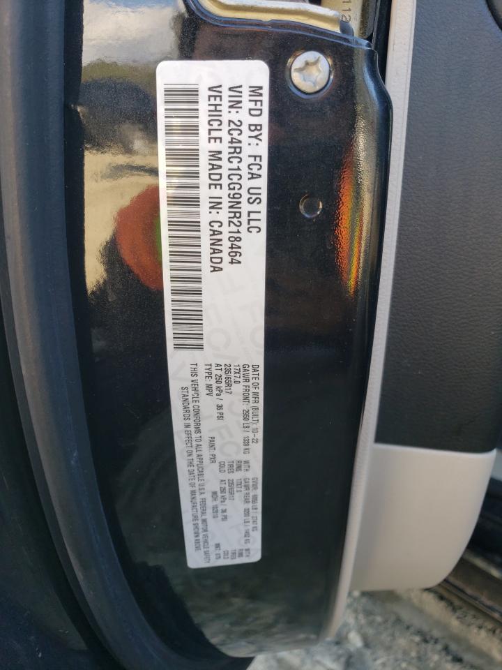 2022 Chrysler Voyager Lx VIN: 2C4RC1CG9NR218464 Lot: 89866035