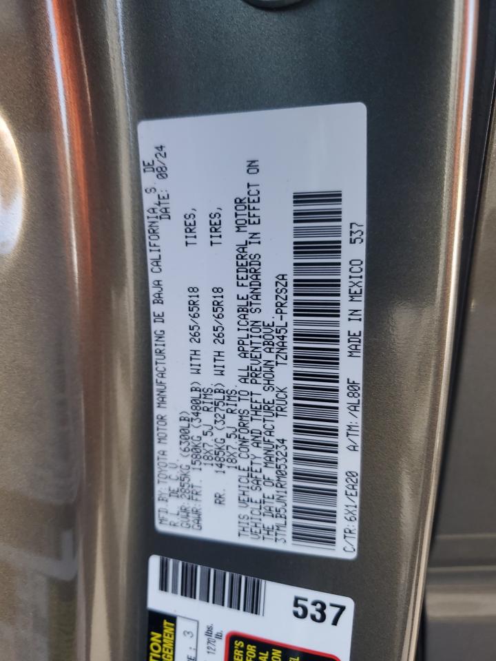 2024 Toyota Tacoma Double Cab VIN: 3TMLB5JN1RM053234 Lot: 82247505