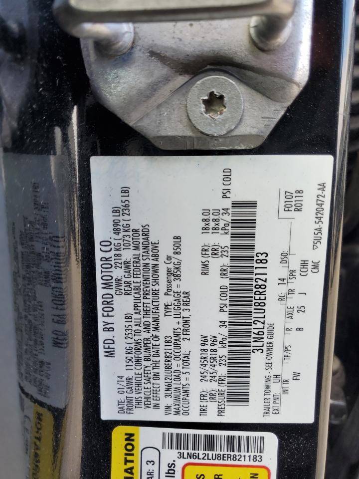 2014 Lincoln Mkz Hybrid VIN: 3LN6L2LU8ER821183 Lot: 90118205