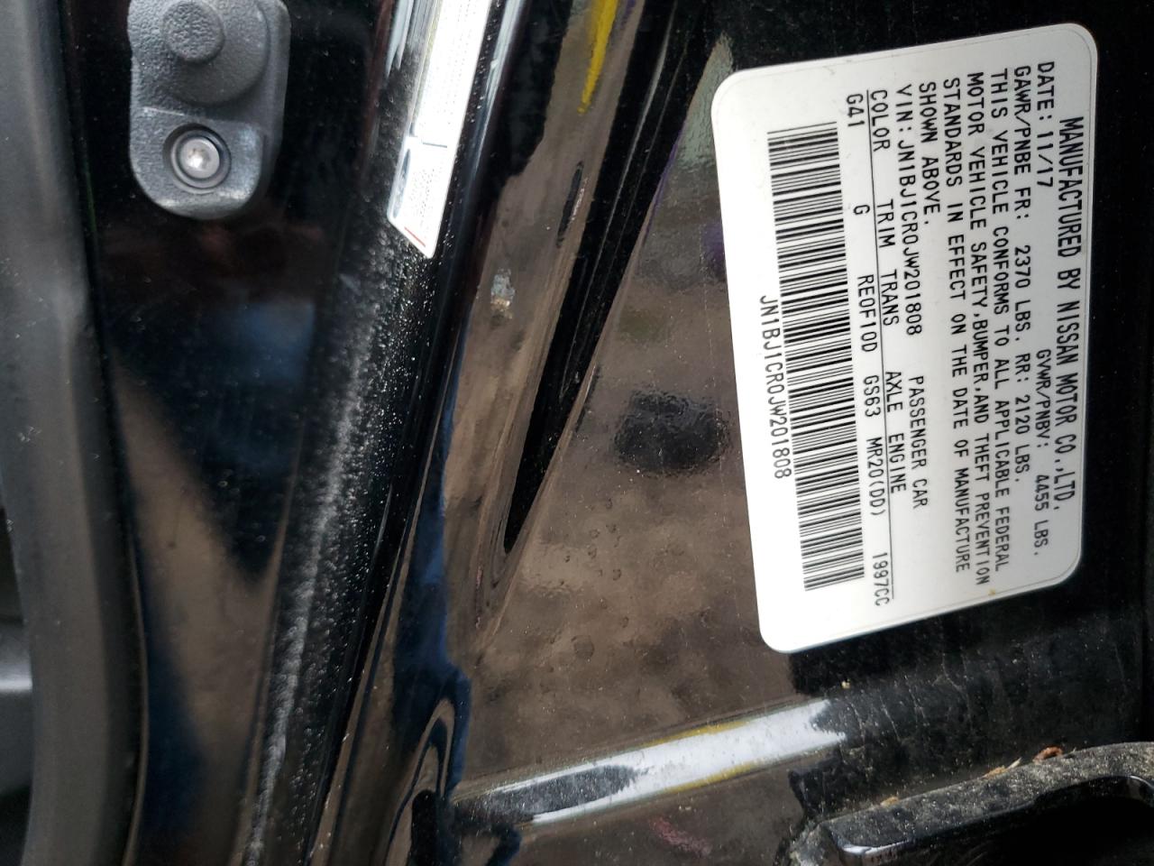 2018 Nissan Rogue Sport S VIN: JN1BJ1CR0JW201808 Lot: 85264135