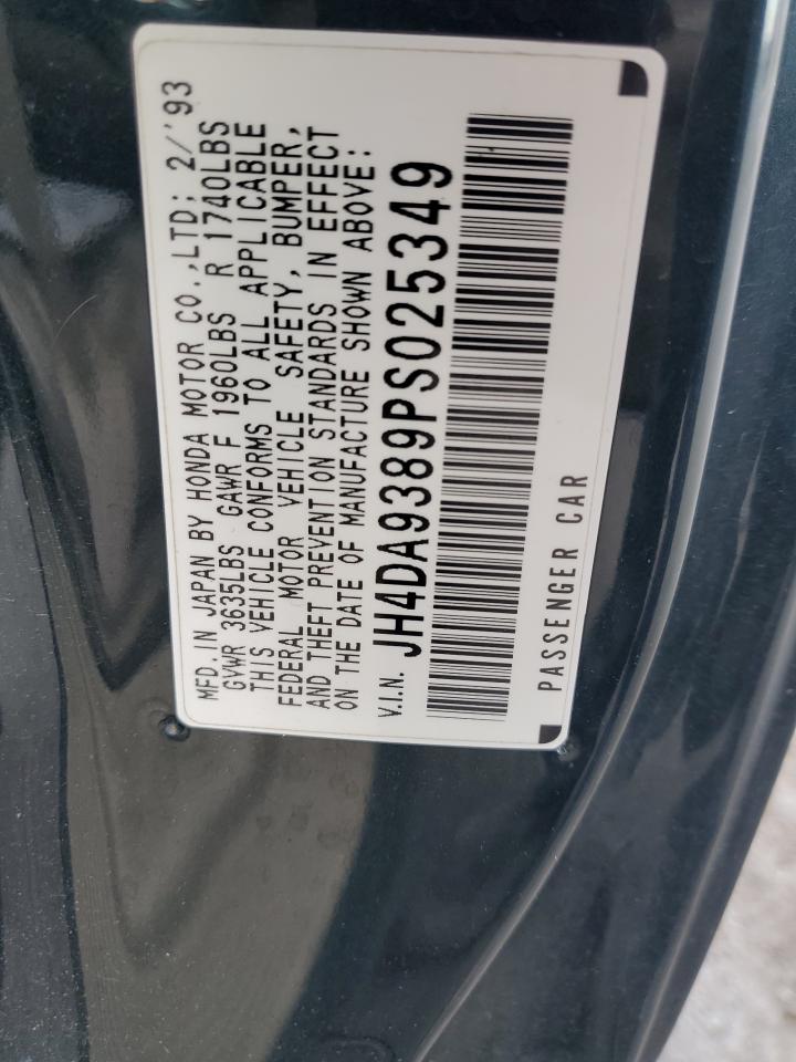 1993 Acura Integra Ls Special VIN: JH4DA9389PS025349 Lot: 82445815