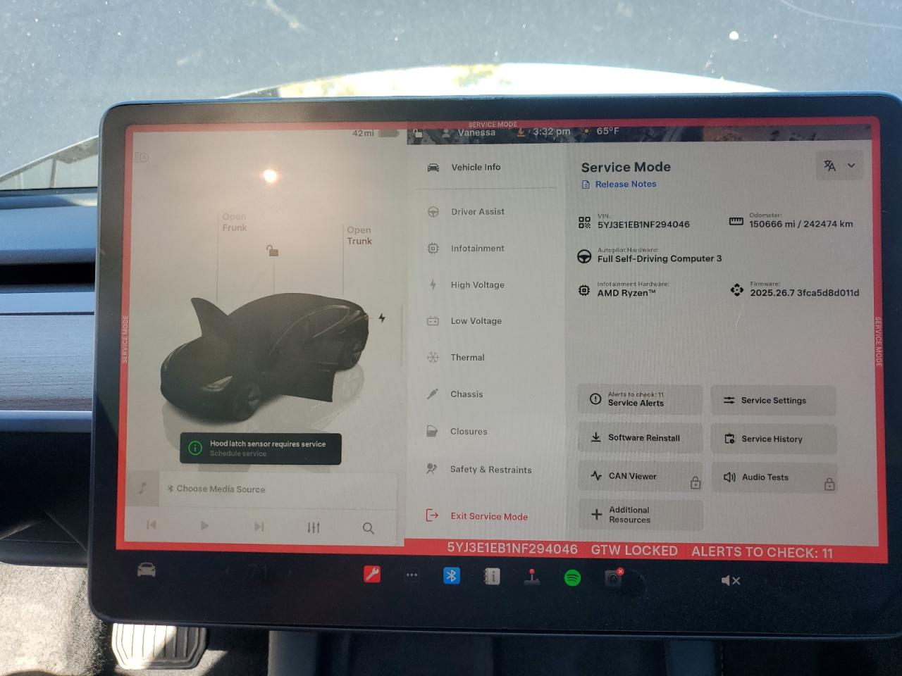 2022 Tesla Model 3 VIN: 5YJ3E1EB1NF294046 Lot: 86305535