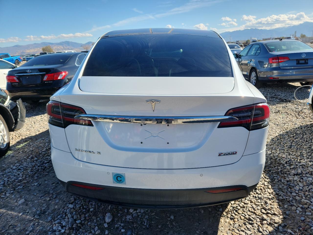 2016 Tesla Model X VIN: 5YJXCBE48GF031103 Lot: 86140875