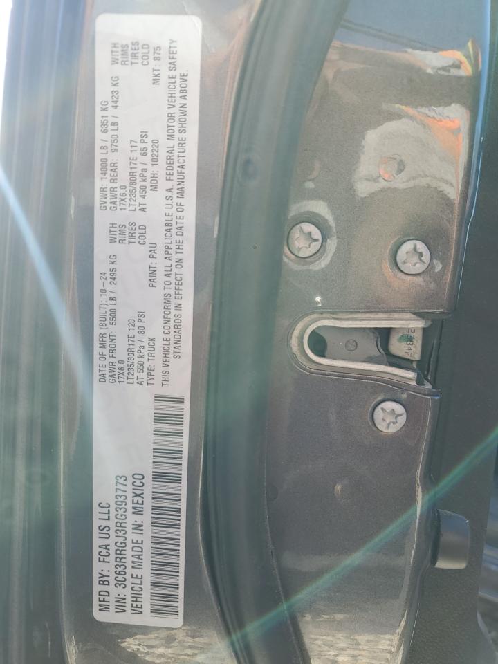 2024 Ram 3500 Tradesman VIN: 3C63RRGJ3RG393773 Lot: 82551105