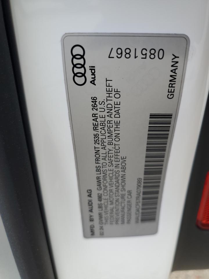 2024 Audi A5 Premium 45 VIN: WAUDACF57RA079089 Lot: 89839655