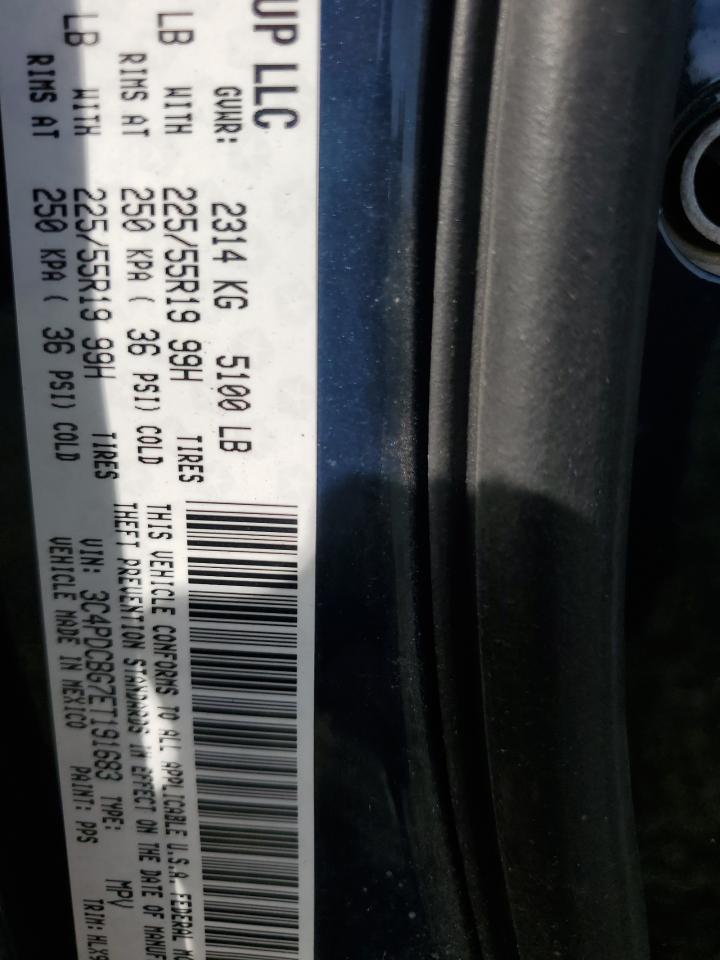 2014 Dodge Journey Sxt VIN: 3C4PDCBG7ET191683 Lot: 85352625