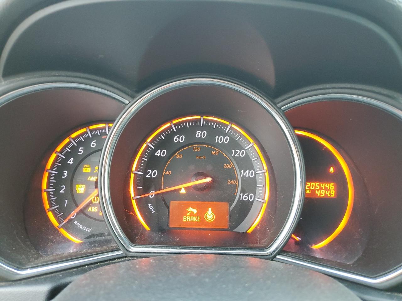 2010 Nissan Murano S VIN: JN8AZ1MW1AW104451 Lot: 82219485