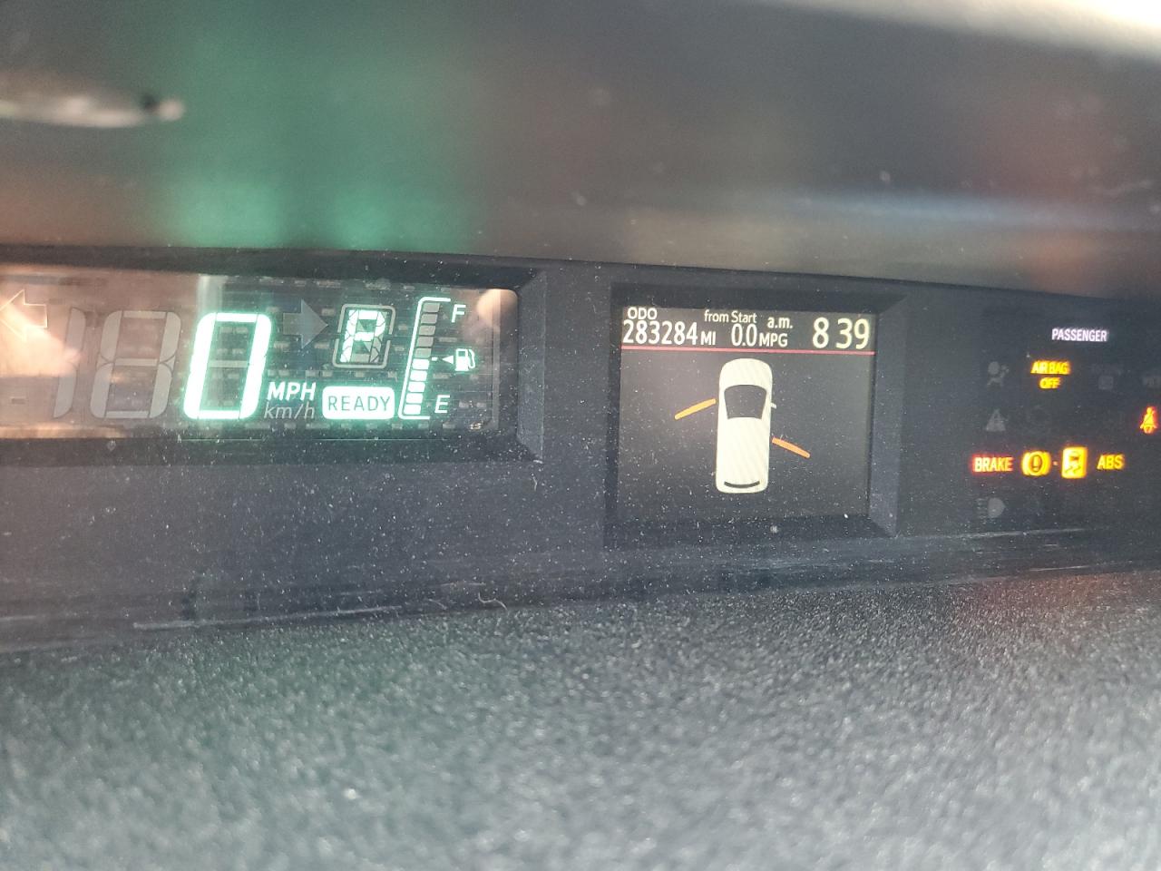 2012 Toyota Prius C VIN: JTDKDTB33C1026225 Lot: 80702365