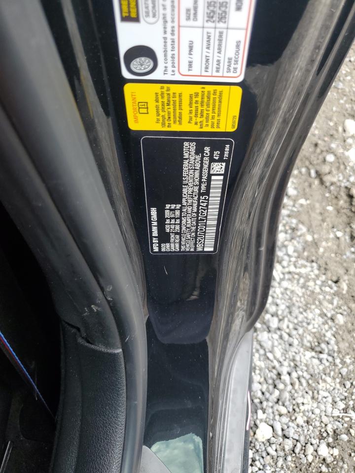 2020 BMW M2 Competition VIN: WBS2U7C01L7G27475 Lot: 85116795