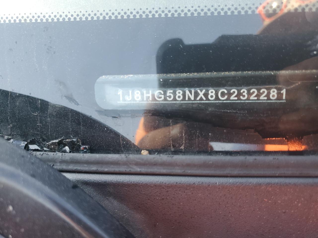 2008 Jeep Commander Limited VIN: 1J8HG58NX8C232281 Lot: 84808465