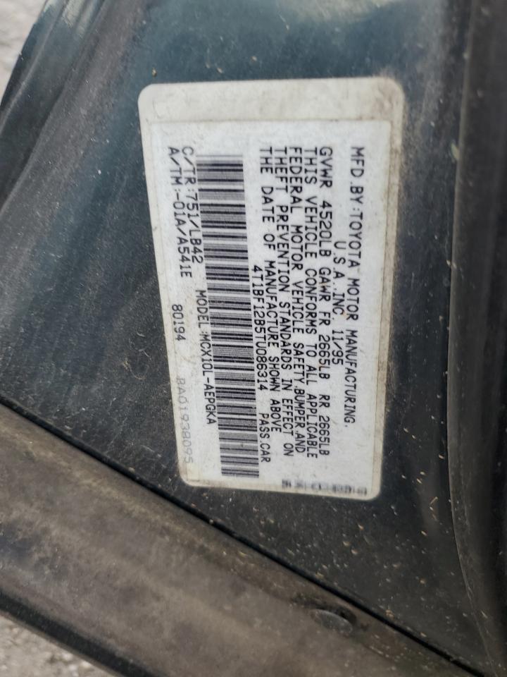 1996 Toyota Avalon Xl VIN: 4T1BF12B5TU086314 Lot: 85255815