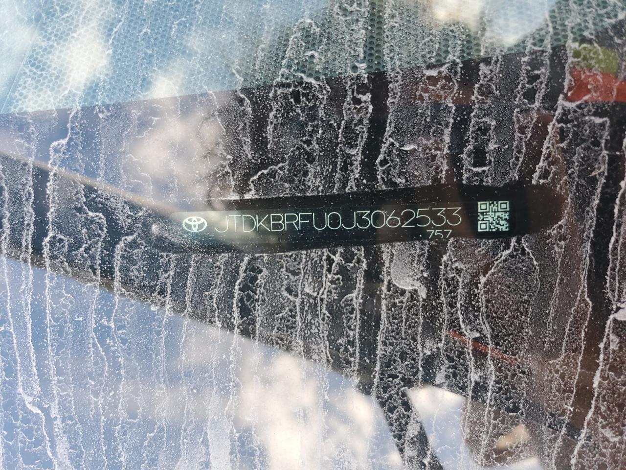 2018 Toyota Prius VIN: JTDKBRFU0J3062533 Lot: 85332665