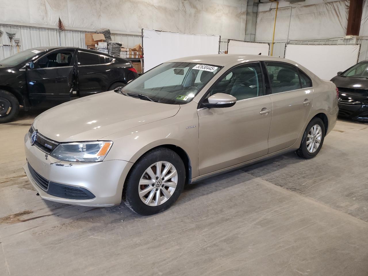 2013 Volkswagen Jetta Hybrid beige null hybrid 3VW637AJ4DM275842 photo #1
