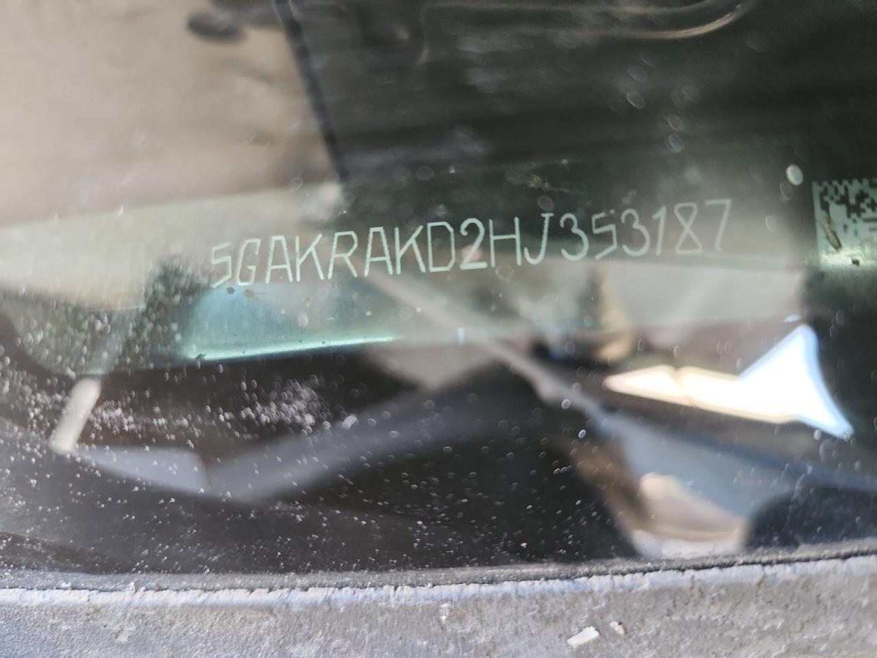 2017 Buick Enclave VIN: 5GAKRAKD2HJ353187 Lot: 89832105