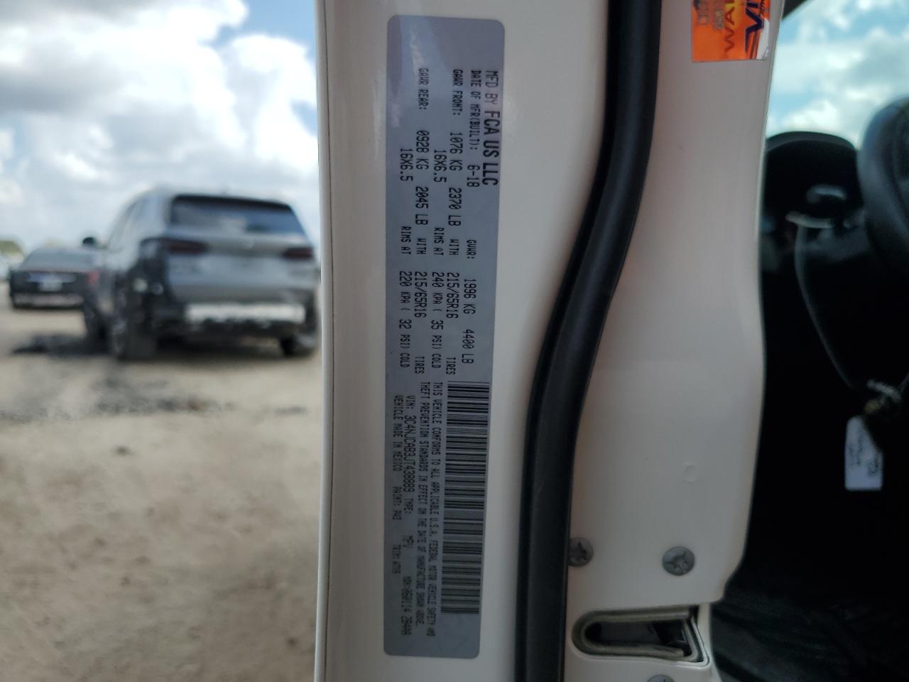 2018 Jeep Compass Sport VIN: 3C4NJCAB3JT438889 Lot: 89702995