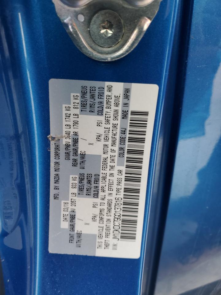 2016 Mazda Cx-3 Touring VIN: JM1DKDC79G0137816 Lot: 87088245