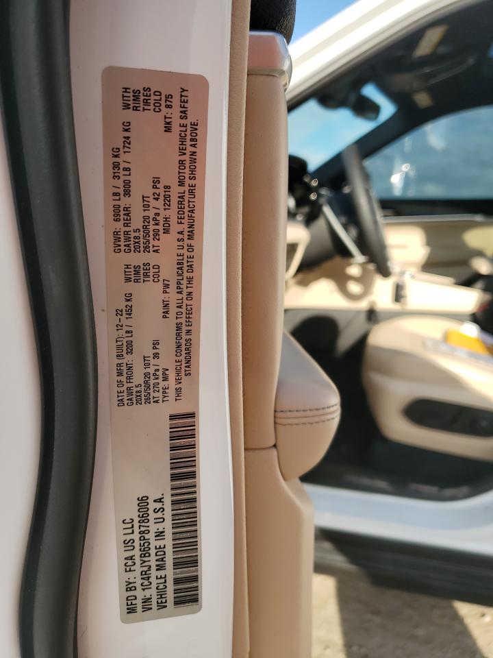 2023 Jeep Grand Cherokee Limited 4Xe VIN: 1C4RJYB65P8786006 Lot: 85002645