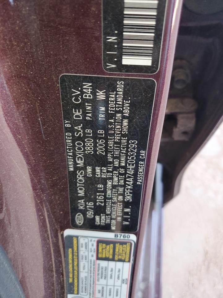 2017 Kia Forte Lx VIN: 3KPFK4A74HE053293 Lot: 82277575