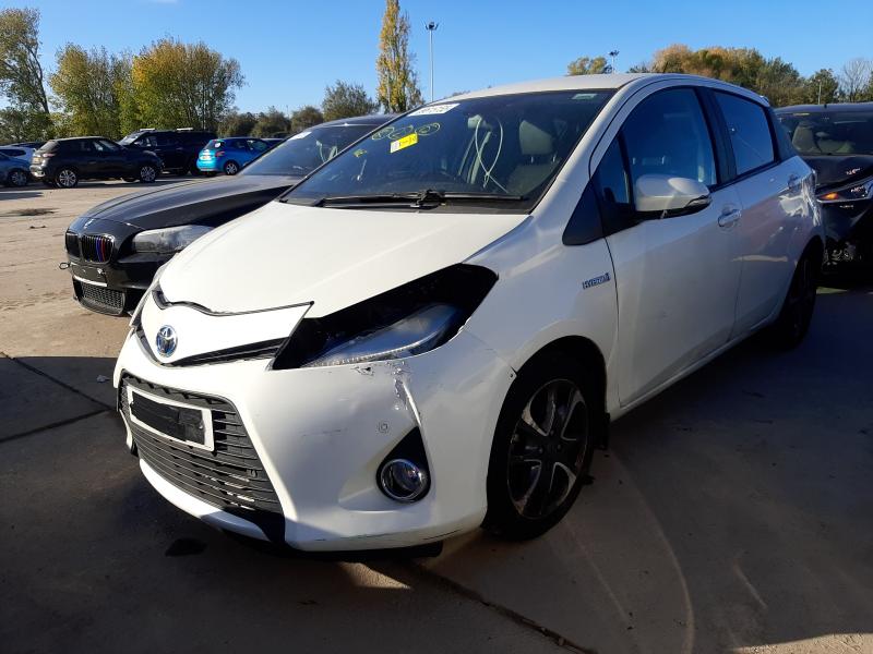 2014 TOYOTA YARIS 1.5 VVT-I HYBRID TREND 5DR CVT for sale at Copart SANDY