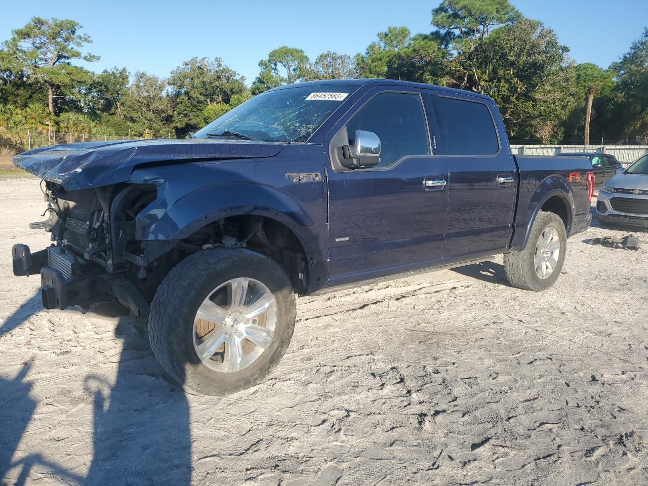 2015 Ford F150 Supercrew blue other gas 1FTEW1EG2FFD07840 photo #1