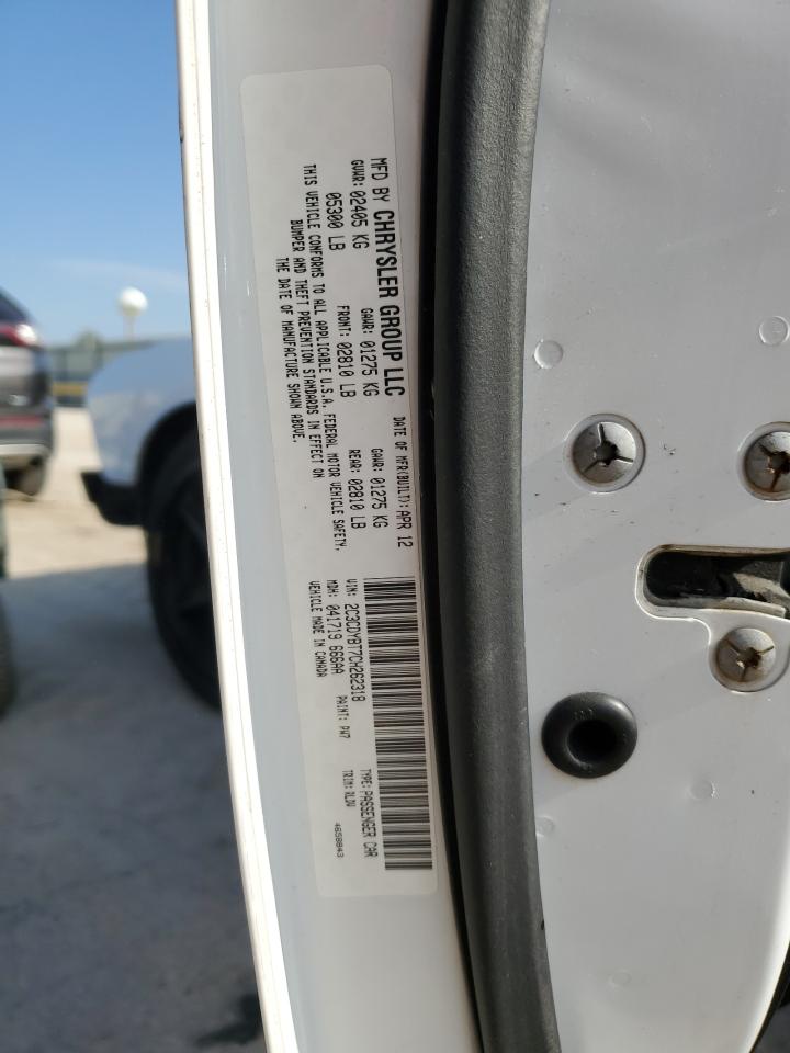 2012 Dodge Challenger R/T VIN: 2C3CDYBT7CH262318 Lot: 84010055