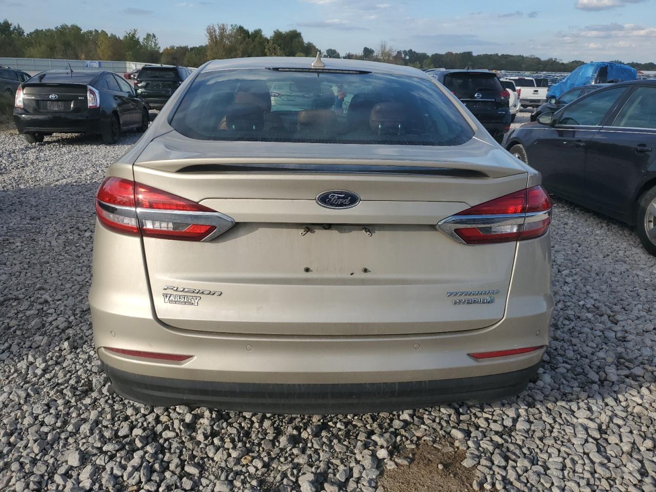 2019 Ford Fusion Titanium VIN: 3FA6P0RU9KR255749 Lot: 85762355