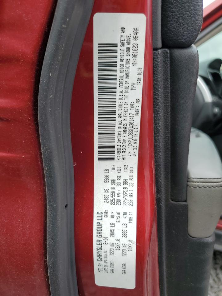 2014 Jeep Cherokee Limited VIN: 1C4PJLDS6EW301417 Lot: 84991345