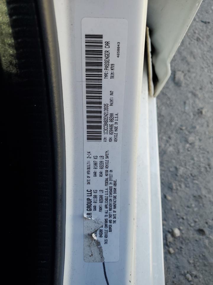 2014 Chrysler 200 Lx VIN: 1C3CCBAB2EN213935 Lot: 90863725