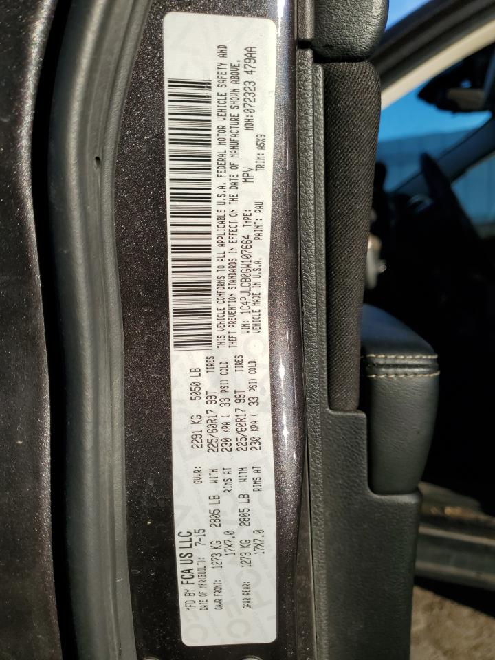 2016 Jeep Cherokee Latitude VIN: 1C4PJLCB0GW107664 Lot: 86885135