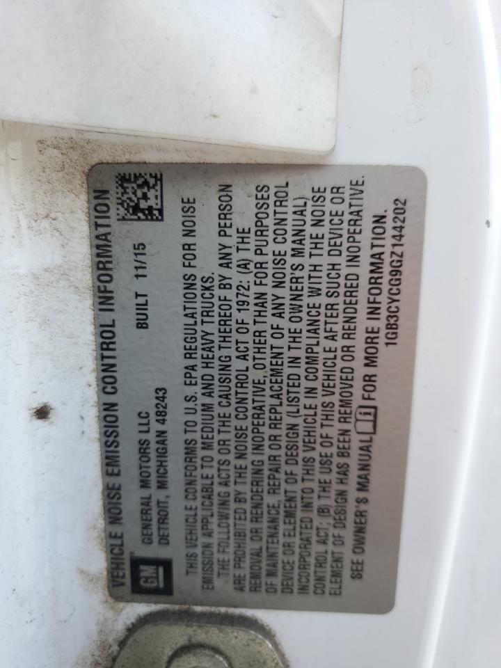 2016 Chevrolet Silverado C3500 VIN: 1GB3CYCG9GZ144202 Lot: 86491115