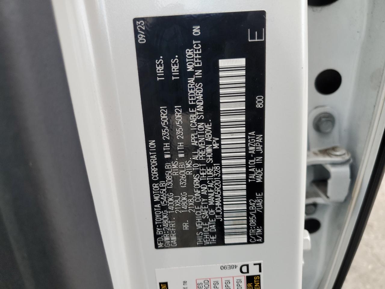 2024 Lexus Rx 350 Premium VIN: JTJCHMAA5R2013281 Lot: 90084375