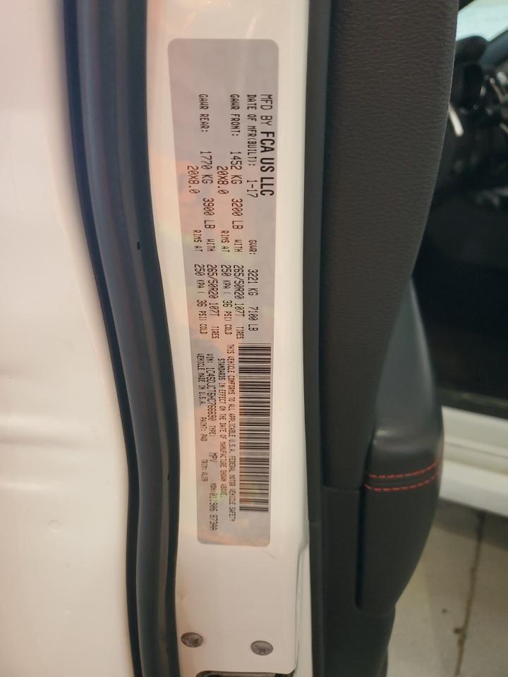 2017 Dodge Durango R/T VIN: 1C4SDJCT6HC766690 Lot: 85839565