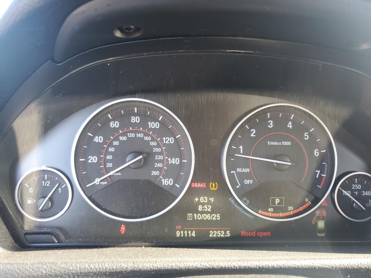 2014 BMW 335 Xi VIN: WBA3B9G51ENR91794 Lot: 85359855