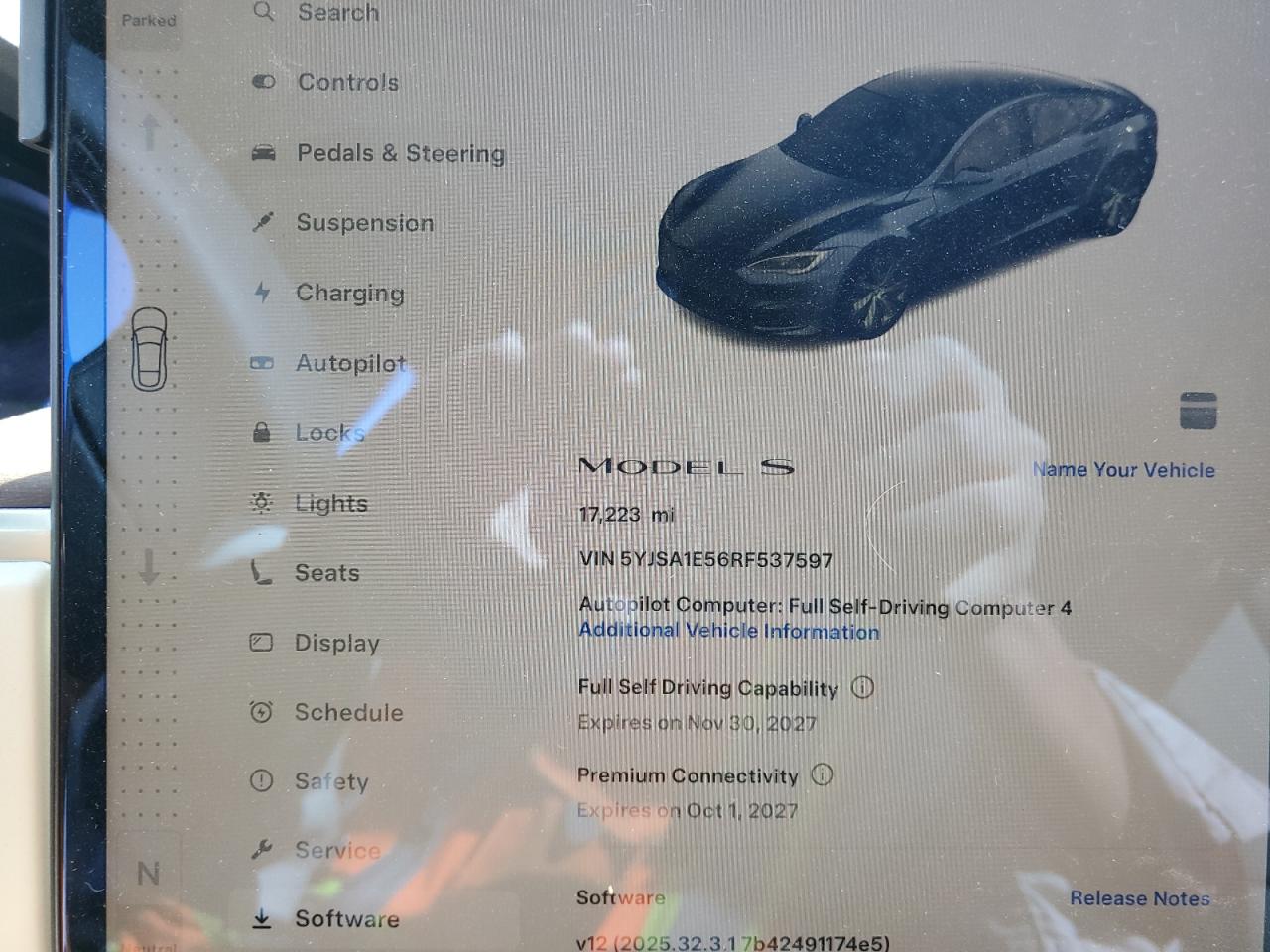 2024 Tesla Model S VIN: 5YJSA1E56RF537597 Lot: 90483705