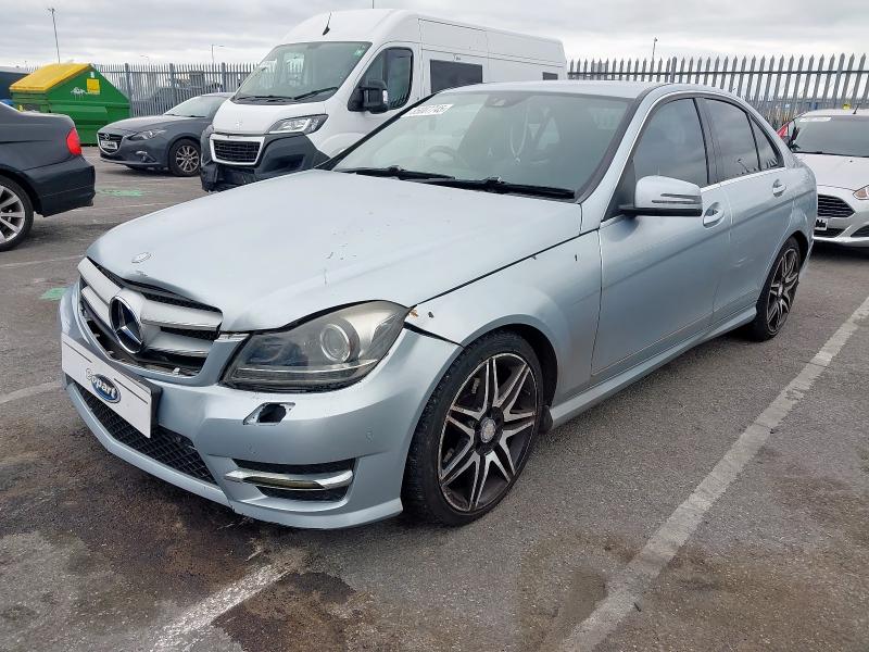 2014 MERCEDES-BENZ C220 AMG SPORT + CDI BLUE  for sale at Copart CHESTER