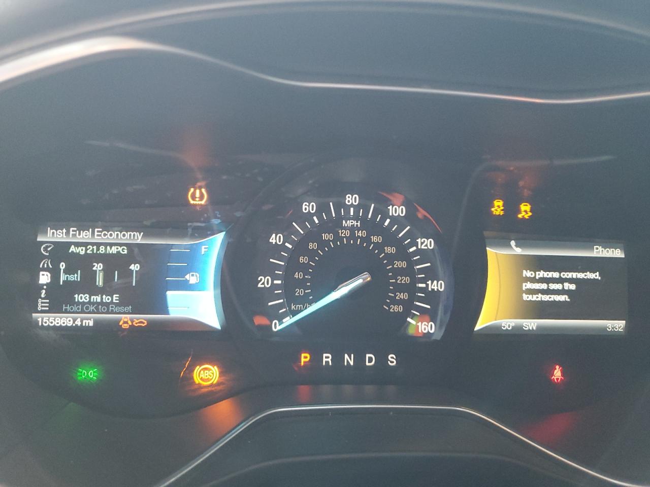 2014 Ford Fusion Titanium VIN: 3FA6P0K95ER332448 Lot: 84543925