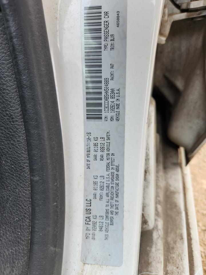 2017 Chrysler 200 Limited VIN: 1C3CCCAB5HN504889 Lot: 86119755